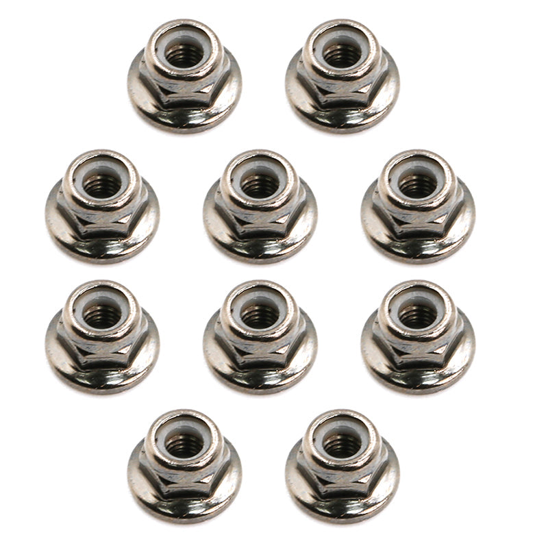 Flanged Nyloc Lock Nut M4 Silver (4 Pcs) ARRMA AR708008 RC Parts NEW in Package Flanged Nyloc Lock Nut M4 Silver (4 Pcs) ARRMA AR708008 RC Parts NEW in Package