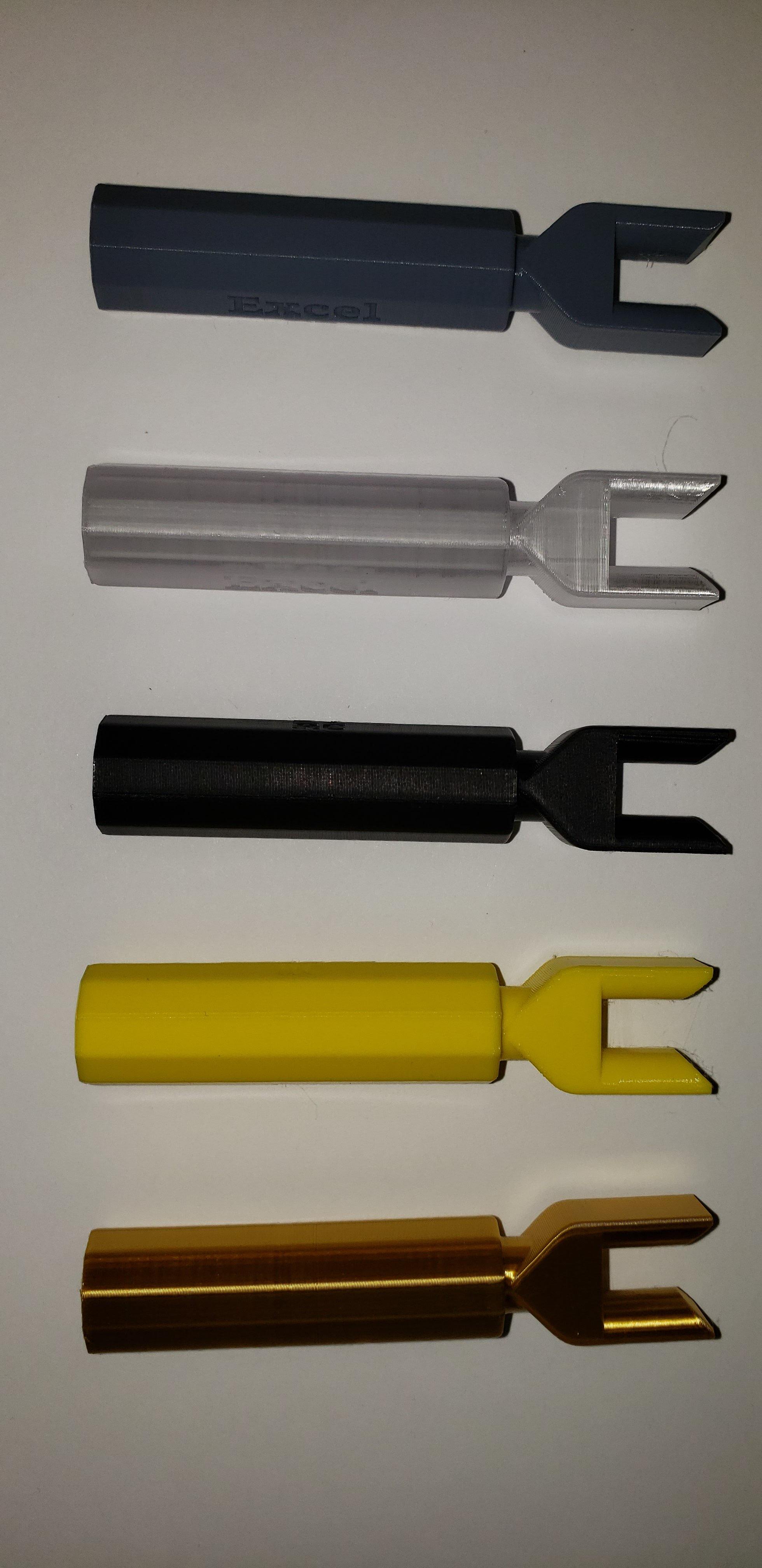 ExcelRC Mini Z Battery Popper Printed Black (Gold) Excel RC