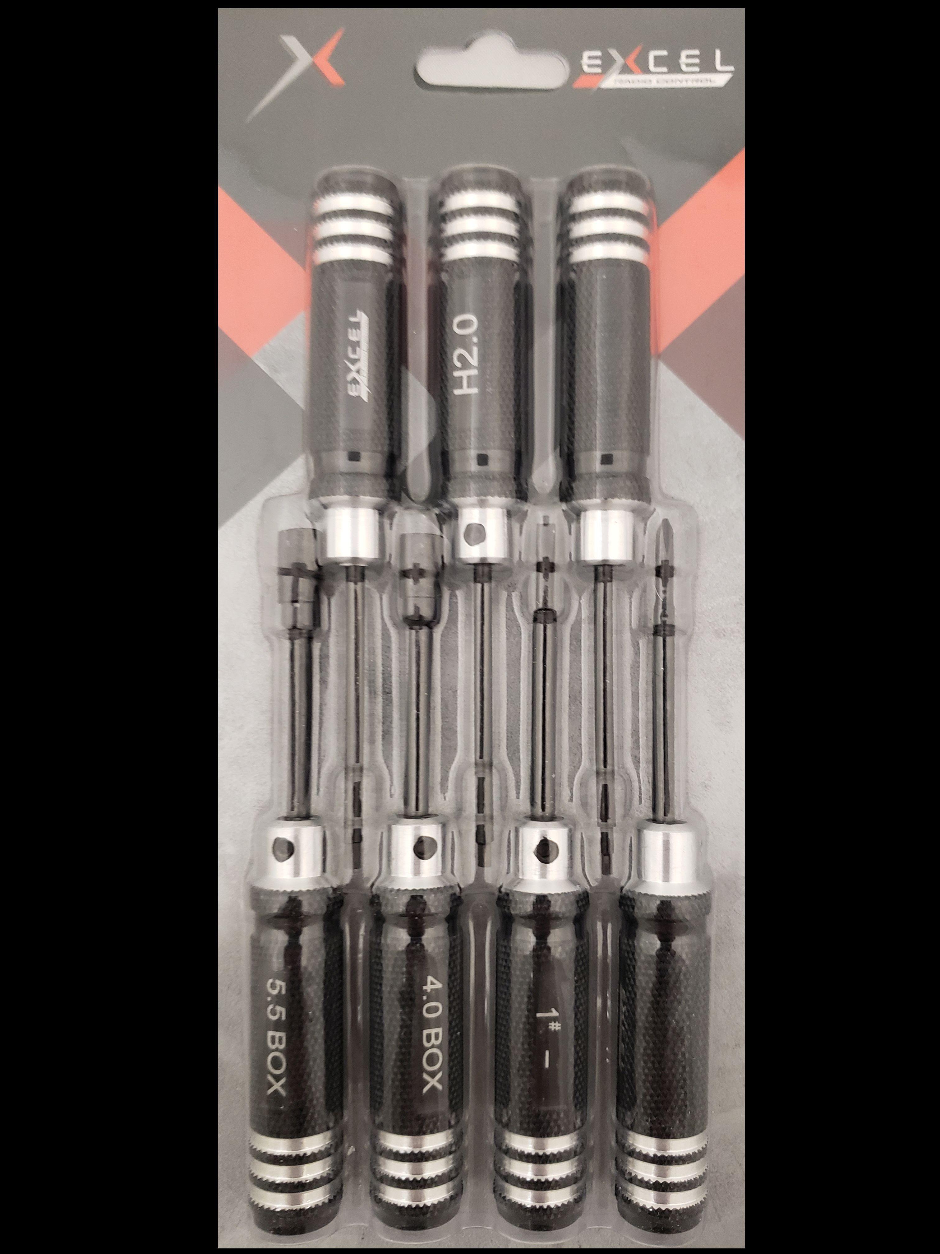 ExcelRC 7 pc Mini Driver Set (Black) Excel RC