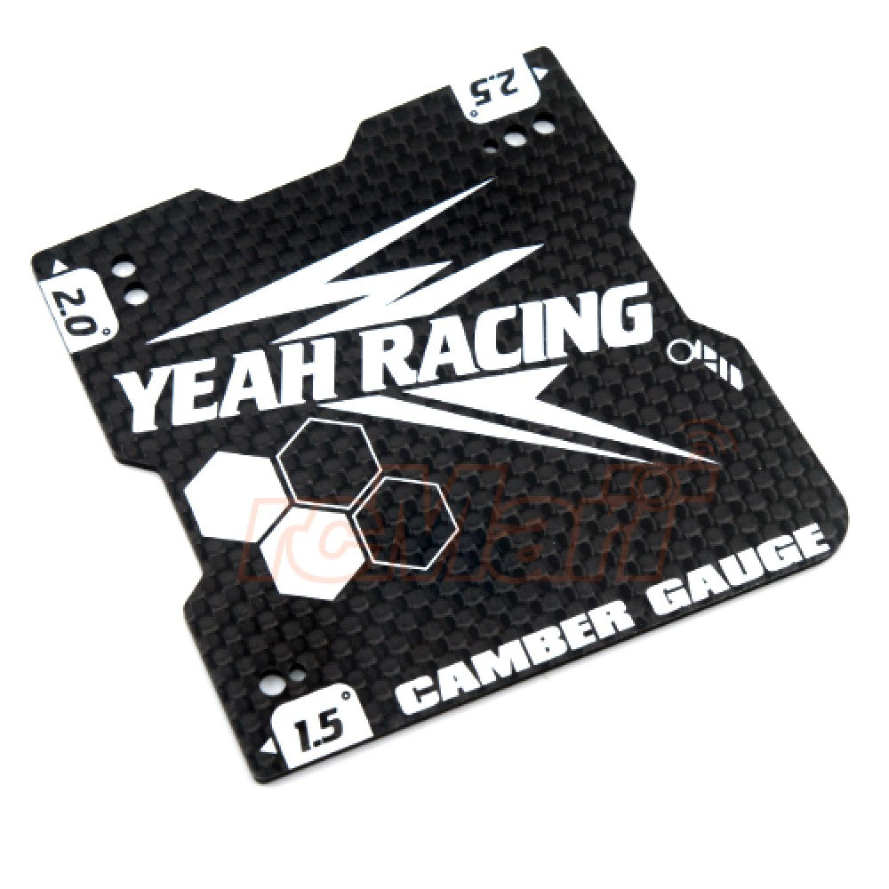 Yeah Racing Graphite Lightweight Camber Gauge 1.5, 2 and 2.5 Deg For 1/10 Touring Car M Chassis YT-0176