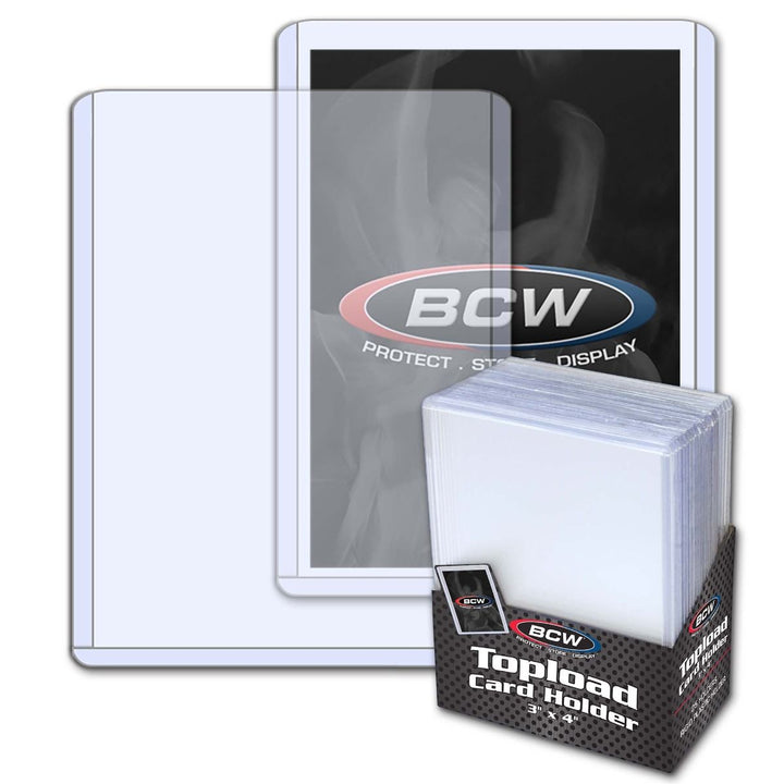 BCW Topload Card Holders 3"x4"