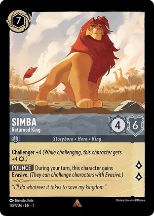 Bulk Disney Lorcana First Chapter Single Rare Foil