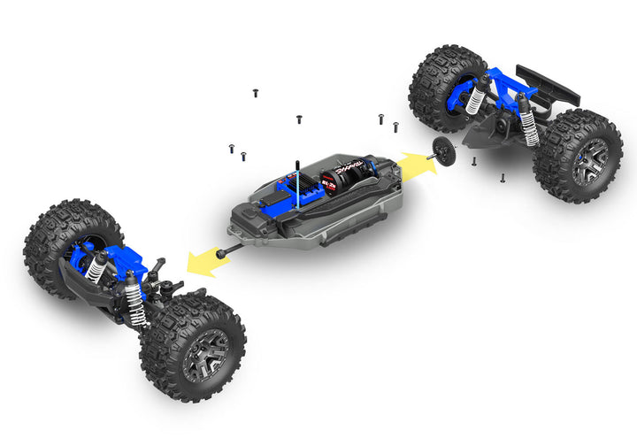 Stampede 1/10 Scale Monster Truck 4WD With BL-2s Brushless ESC 67154-4