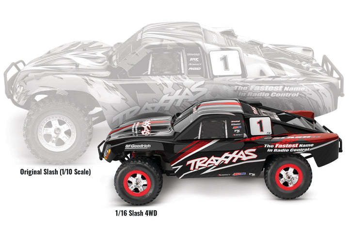 Slash 1/16 Scale Short Course Truck 4WD With XL-2.5 ESC Battery and Charger Included 70054-8