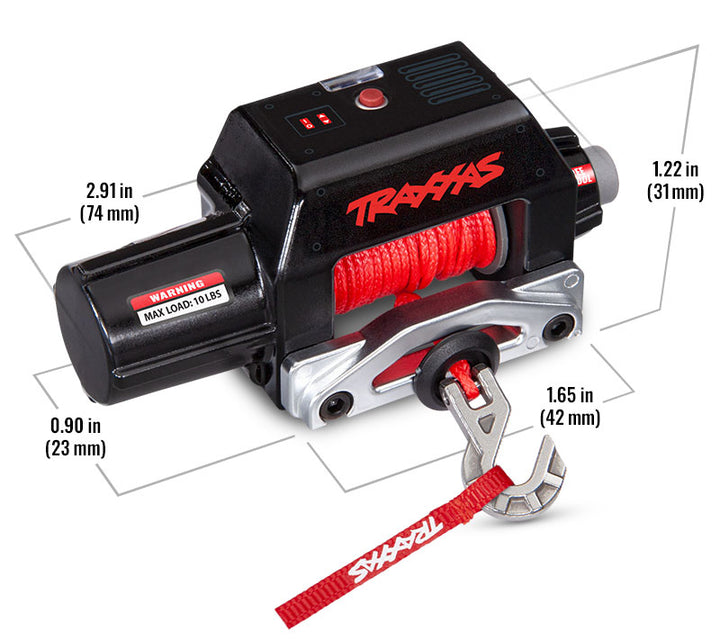 Traxxas Pro Scale Winch Kit with Wireless Controller, TRX-4 and TRX-6 8855