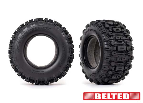 Sledgehammer AT Belted Tires With Inserts 8975