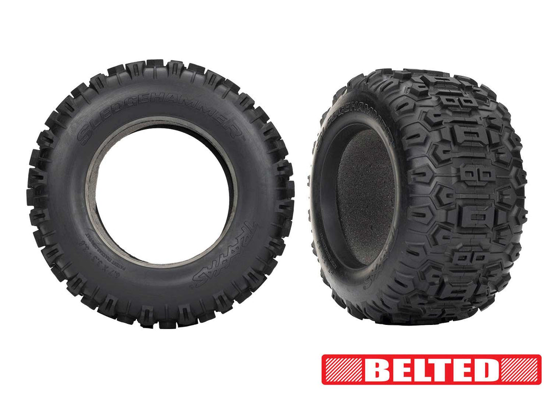 Sledgehammer Belted Tires With Foam Inserts 9571
