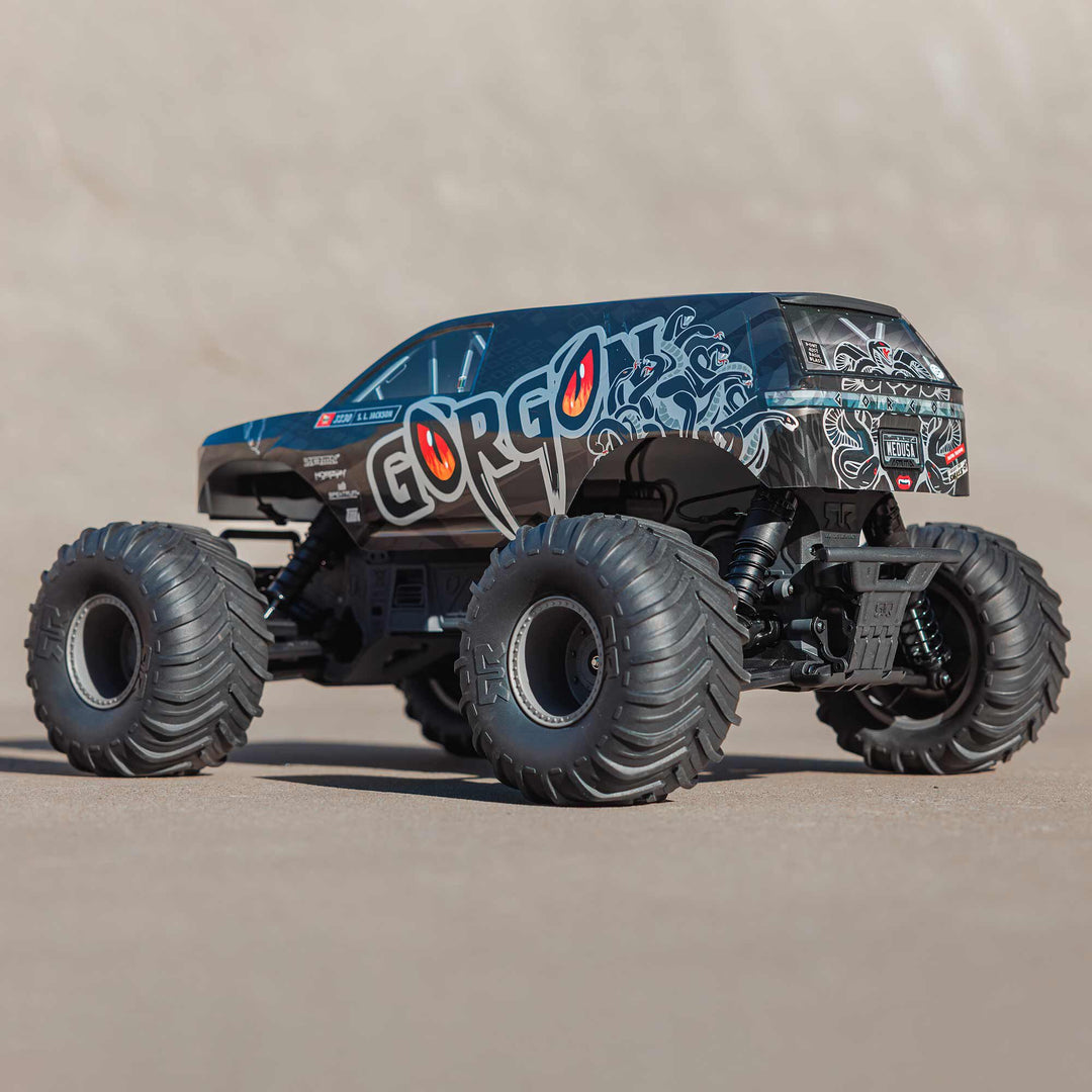 Arrma GORGON 2wd Monster Truck 1/10 Self Assembly RTA KIT With Battery and Charger