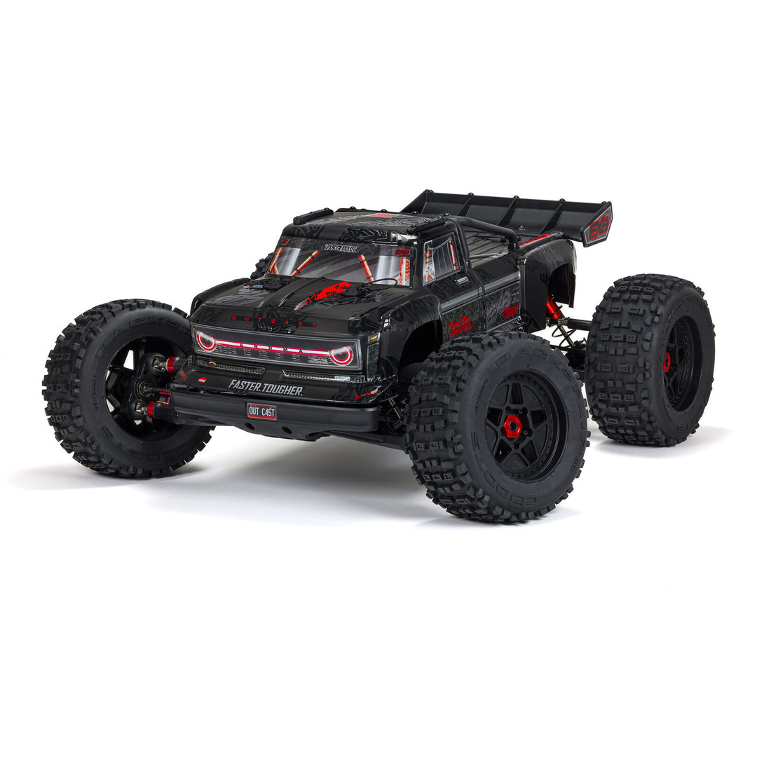 ARRMA OUTCAST 4X4 8S BLX 1/5 Stunt Truck Black ARA5810V2