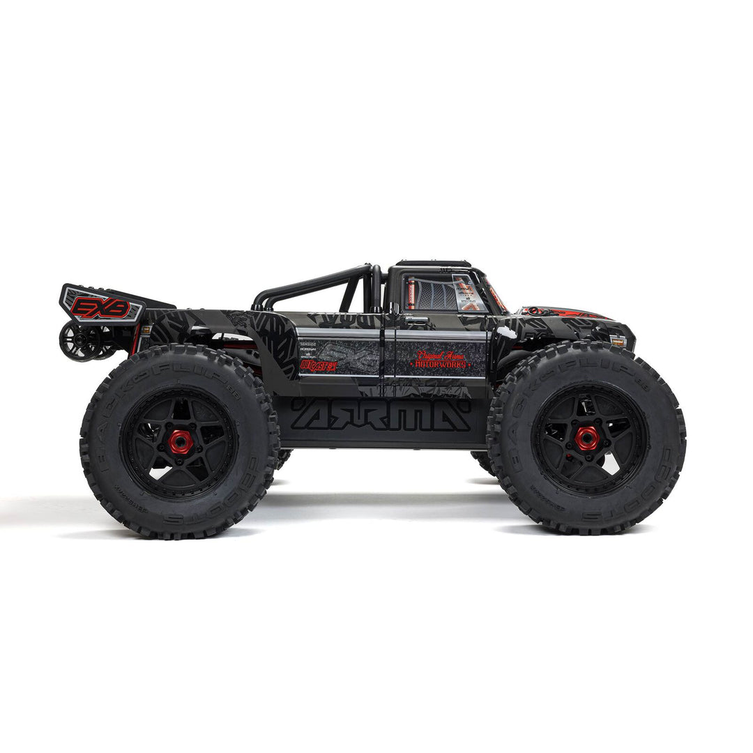 ARRMA OUTCAST 4X4 8S BLX 1/5 Stunt Truck Black ARA5810V2