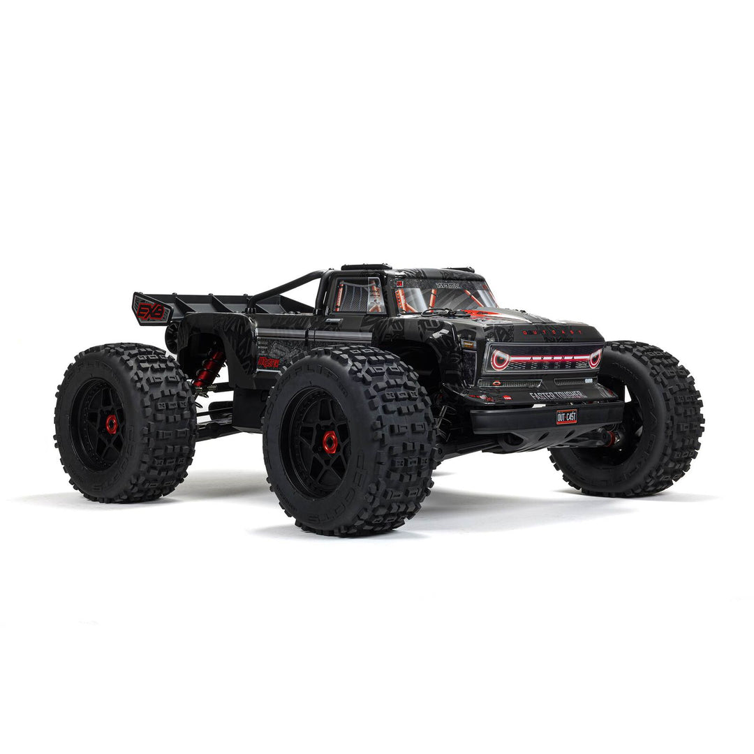 ARRMA OUTCAST 4X4 8S BLX 1/5 Stunt Truck Black ARA5810V2