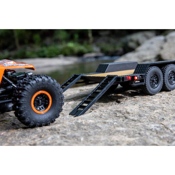 Axial SCX24 Flat Bed Vehicle Trailer with LED Taillights 1/24th Scale AXI00009