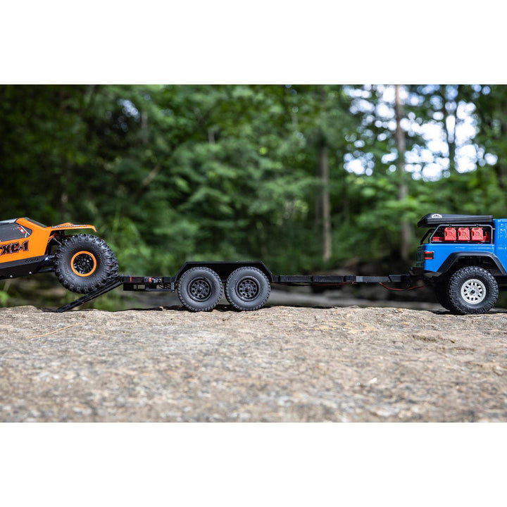 Axial SCX24 Flat Bed Vehicle Trailer with LED Taillights 1/24th Scale AXI00009