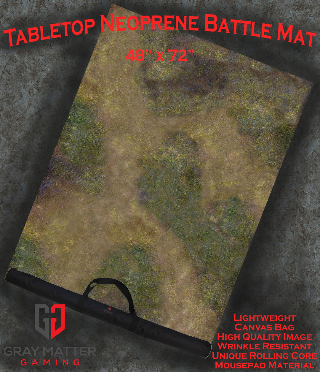 GMG Battlemat With Roller and Carry Case