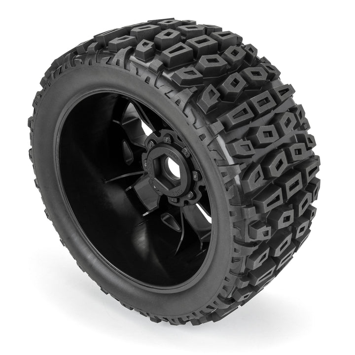 Duratrax Brutus F/R 5.7" Monster Truck Tires MTD 24mm Black Ripper (2) DTX565010