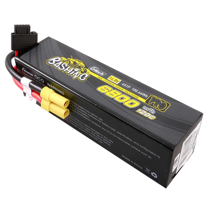 14.8V 6800mAh 4S 120C G-Tech Smart Bashing Hardcase LiPo Battery: EC5 GEA684S12E5GT