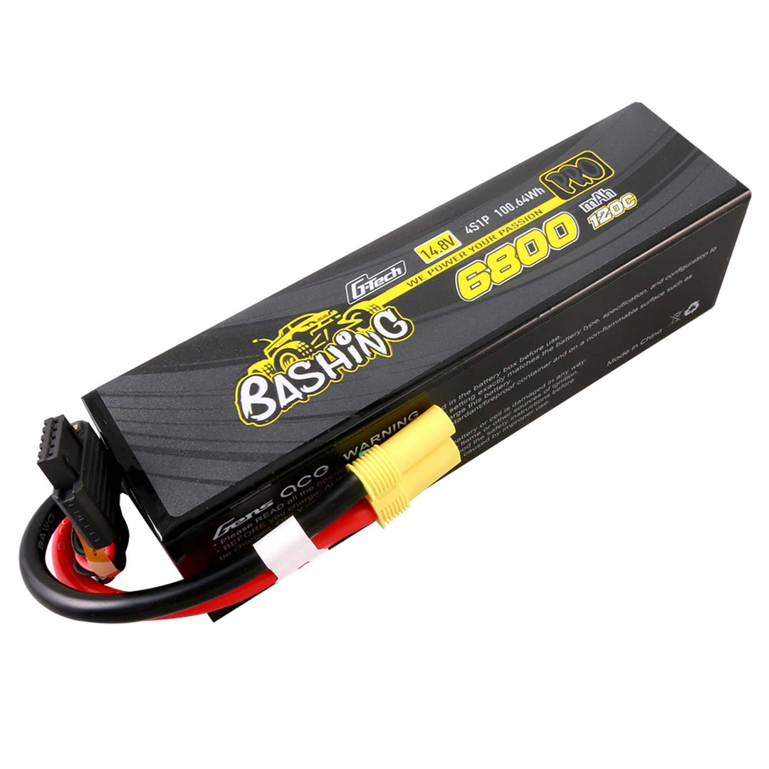 14.8V 6800mAh 4S 120C G-Tech Smart Bashing Hardcase LiPo Battery: EC5 GEA684S12E5GT