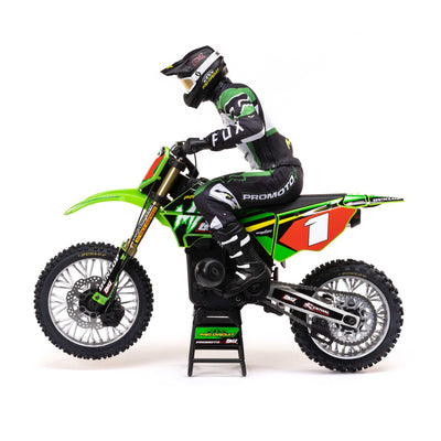 Losi 1/4 Promoto-MX Motorcycle RTR with Battery and Charger, Pro Circuit LOS06002