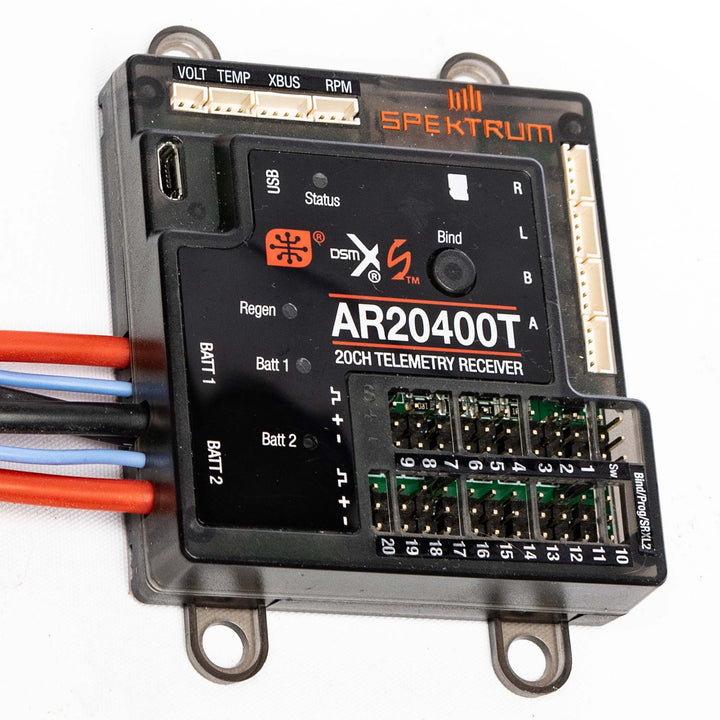 Spektrum AR20400T  20 Channel PowerSafe Telemetry Receiver SPMAR20400T