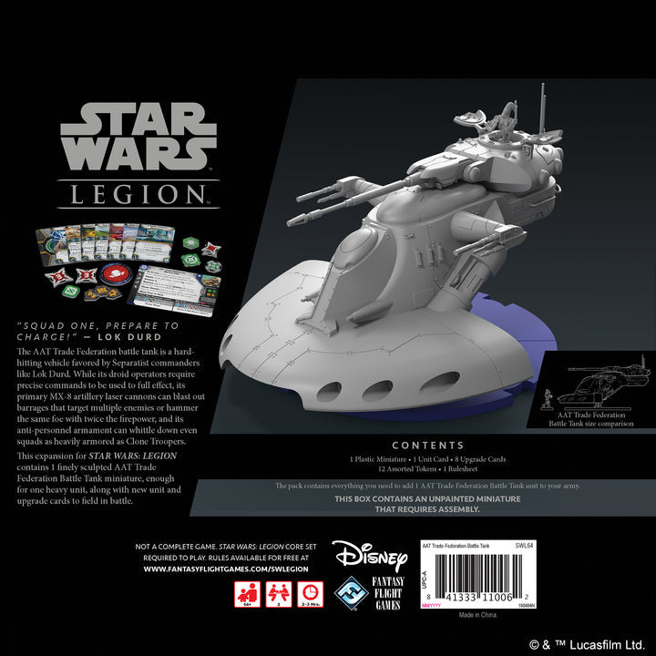 Star Wars: Legion - Aat Trade Federation Battle Tank Unit Expansion