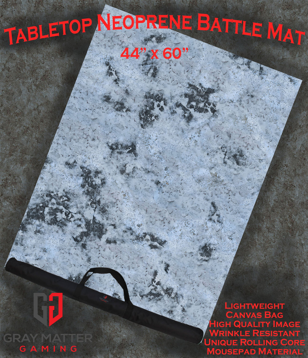 GMG Battlemat With Roller and Carry Case