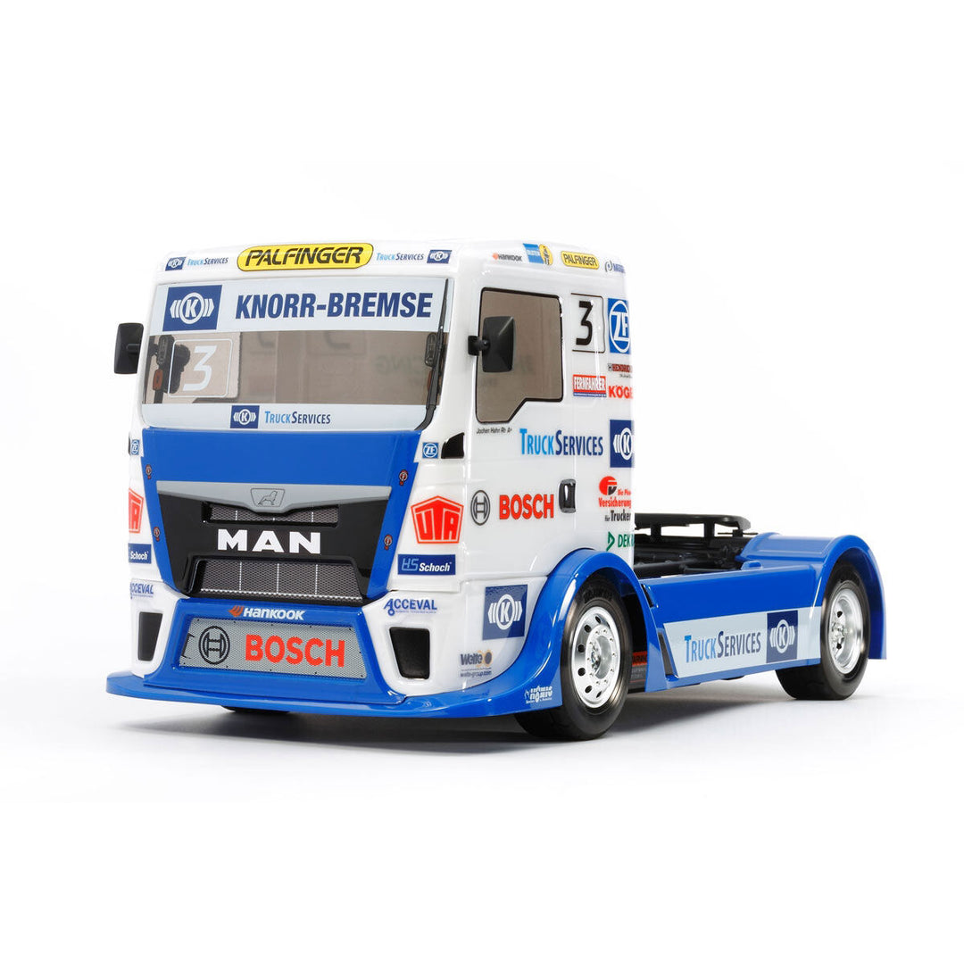 Tamiya 1/14 Scale Team Hahn Racing MAN TGS TT-01E 4x4 On-Road Racing Truck Kit 58632A