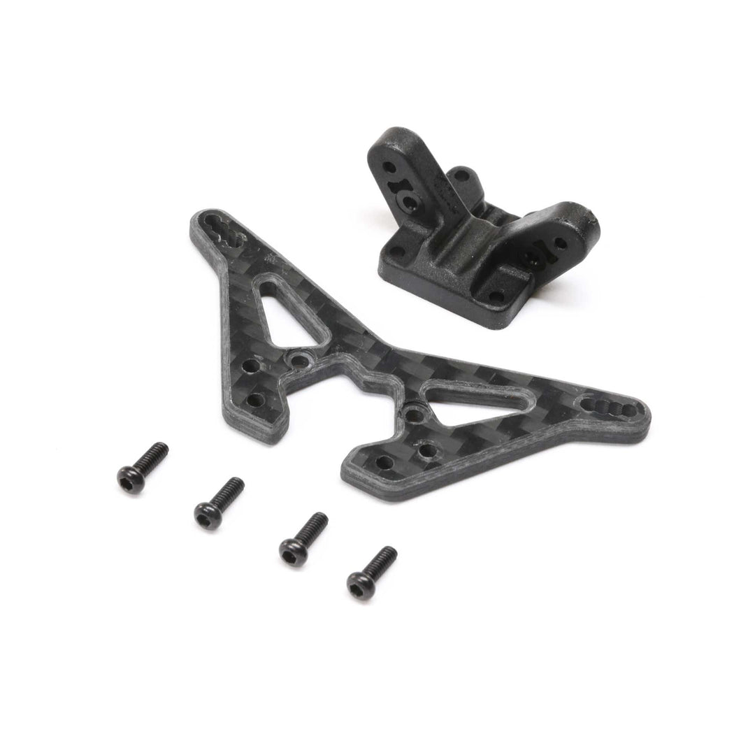 Carbon Rear Shock Tower: Mini-B, BL