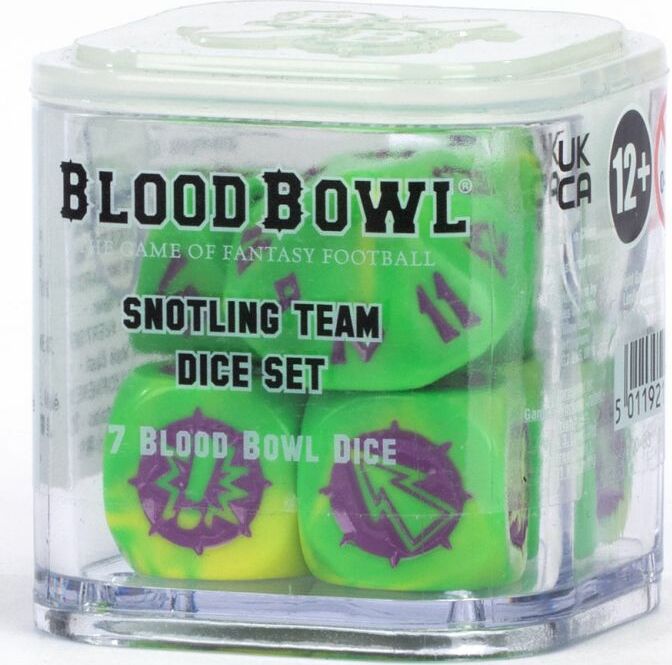 200-83 Blood Bowl: Snotling Team: Dice