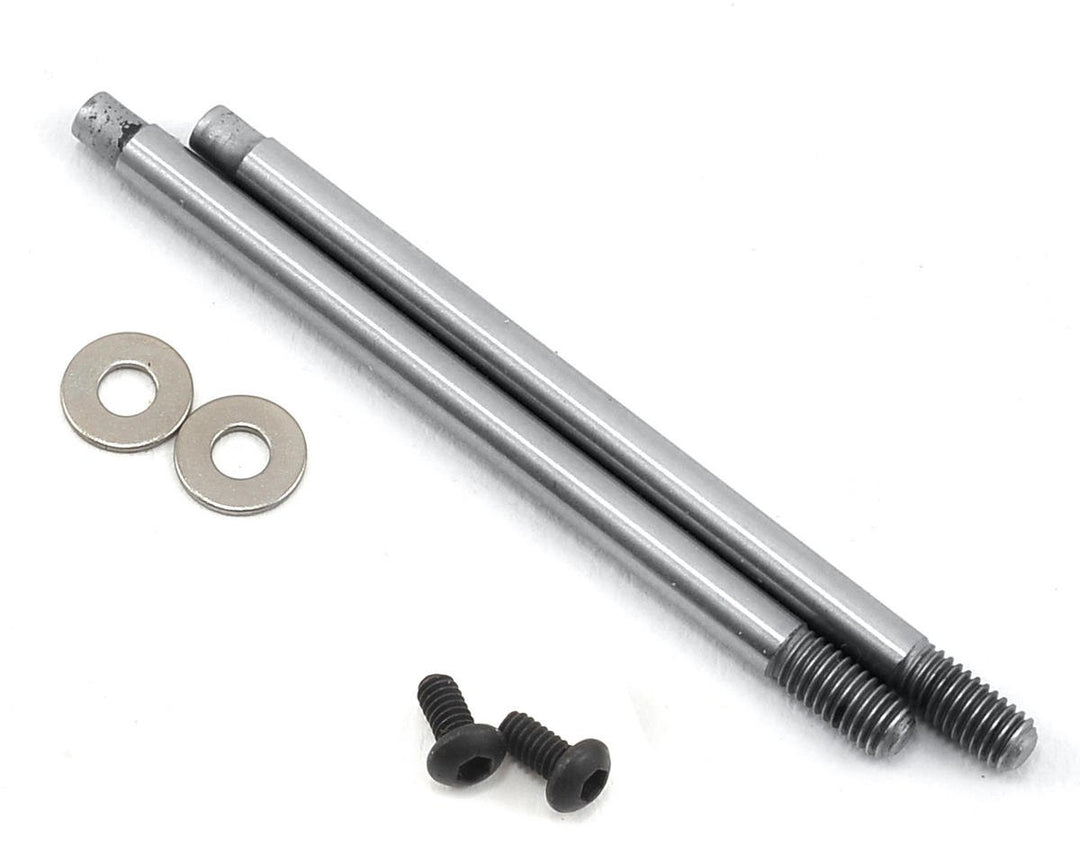 Team Associated 3x27.5mm V2 Chrome Screw Mount Shock Shaft (2) 91620