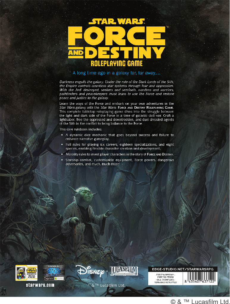 Star Wars - Force and Destiny: Core Rulebook