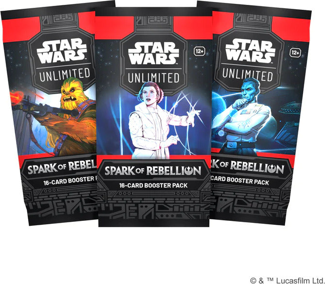 Star Wars: Unlimited - Spark of Rebellion Booster Packs