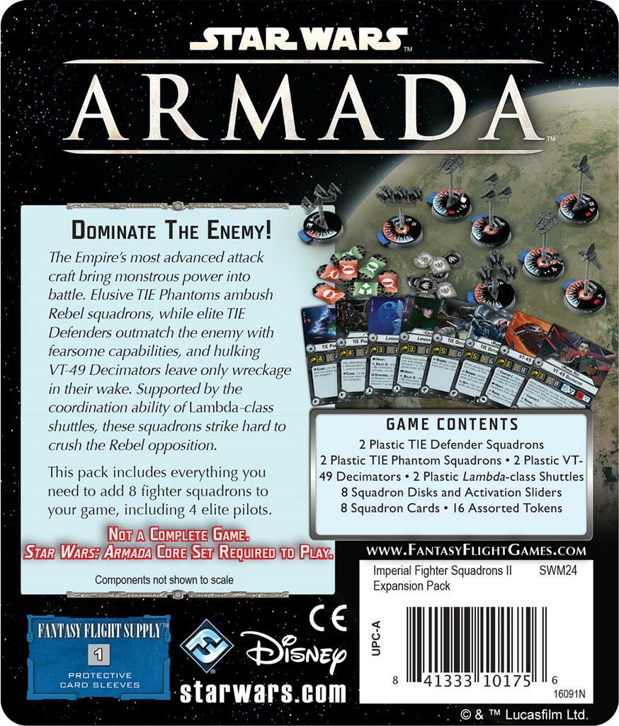 Star Wars: Armada - Imperial Fighter Squadrons Ii Expansion Pack