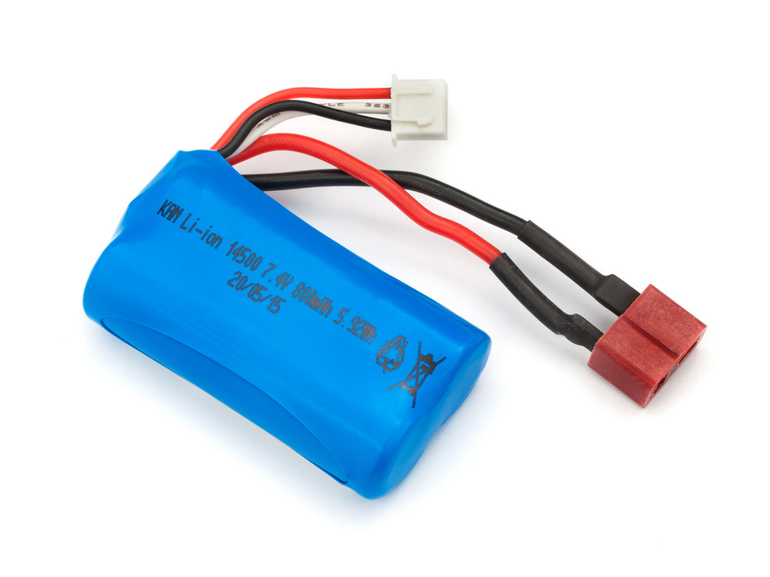 BlackZon Battery Pack Li-ion 7.4V 800mAh w/ T-Plug, Slyder BZN540037