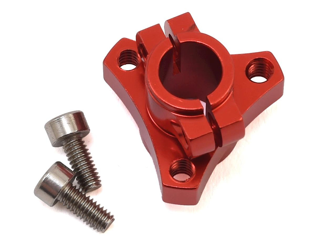 CRC 1/12 Double Clamp Left Hub (Red) 3331