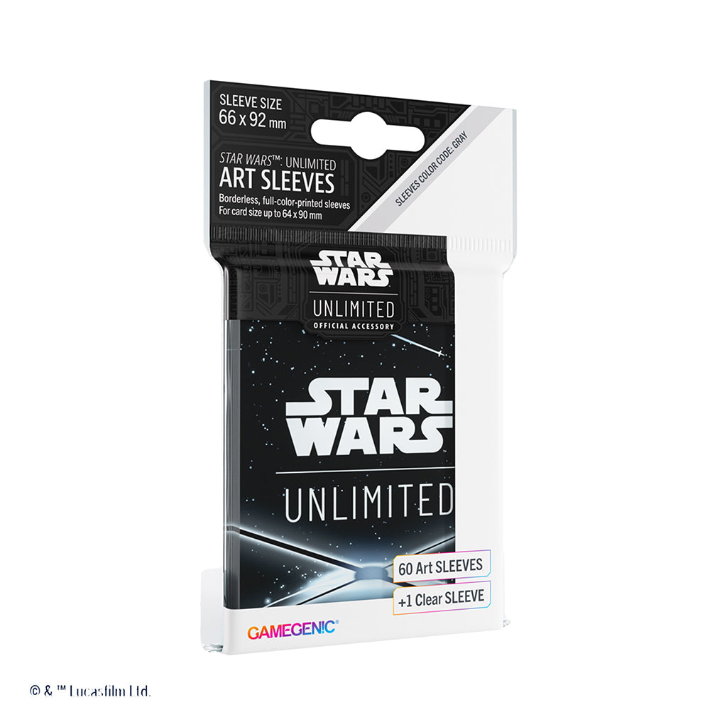 Star Wars Unlimited Art Sleeves Card Back Black