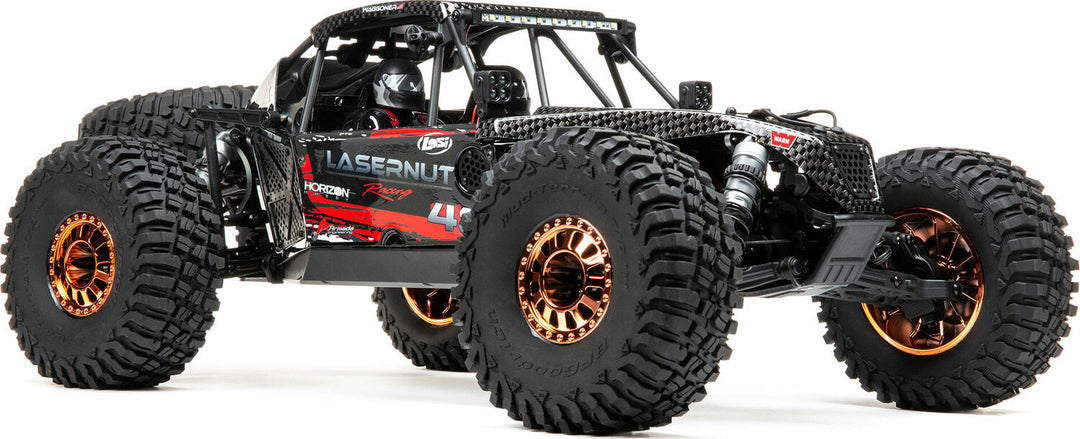 1/10 Lasernut U4 4X4 Rock Racer Brushless RTR with Smart and AVC, Black