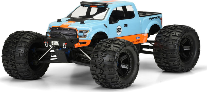 1/8 2017 Ford F-150 Raptor Clear Body: Monster Truck