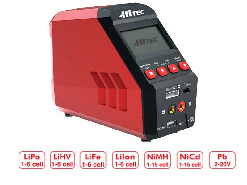 Hitec RDX1 Pro Single Channel AC/DC Charger (6S/10A/100W) 44246 | HRC44246