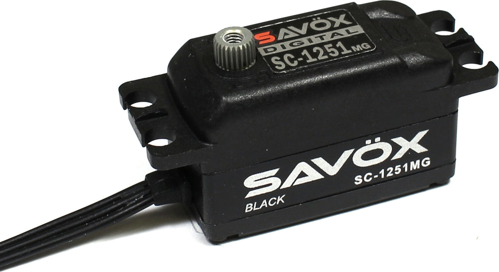 BLACK EDITION LOW PROFILE DIGITAL SERVO .09/125 @ 6.0V