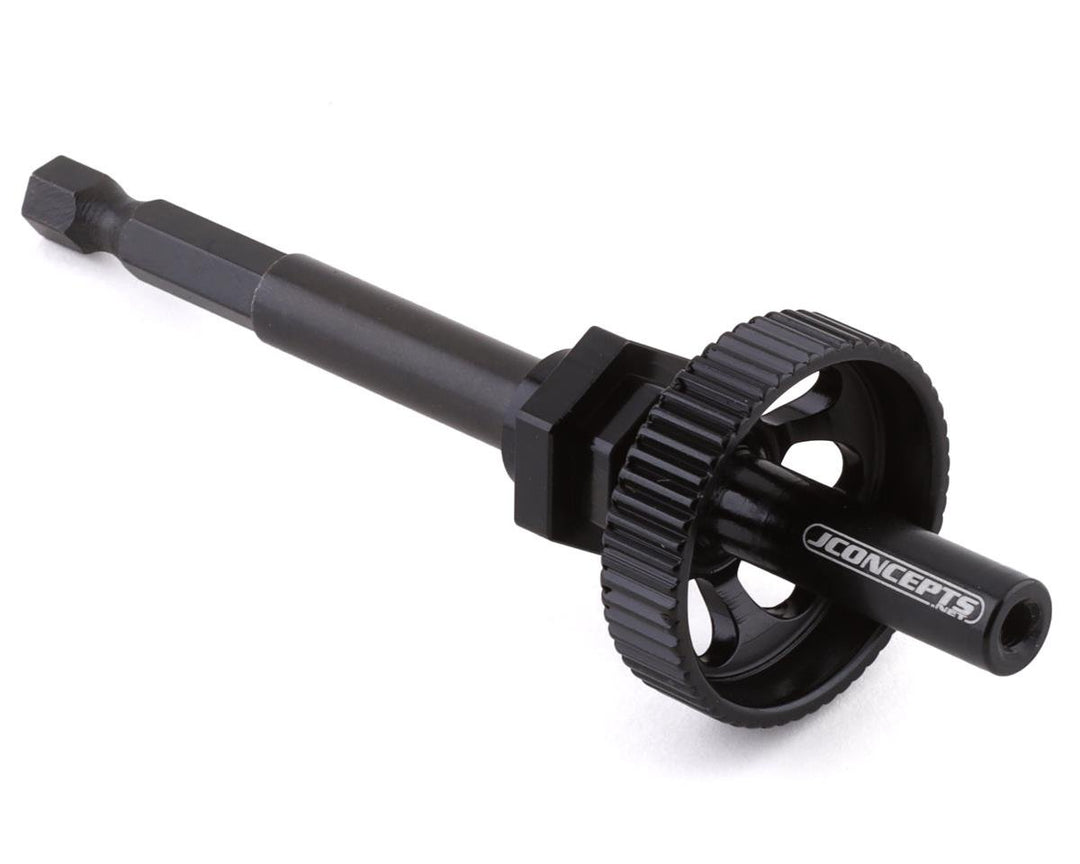 JConcepts Tire Break-In Drill Adaptor Kit (Black) 2871-2