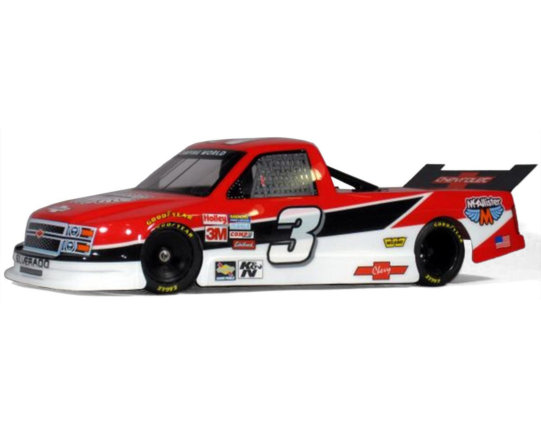 McAllister Racing Chevy Oval Truck 1/10 Pan Car Body (Clear) (.025) 301-25