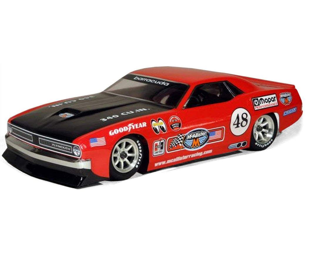 McAllister Racing AAR Cuda 1/10 On-Road VTA Body (Clear) (.030) 315-30