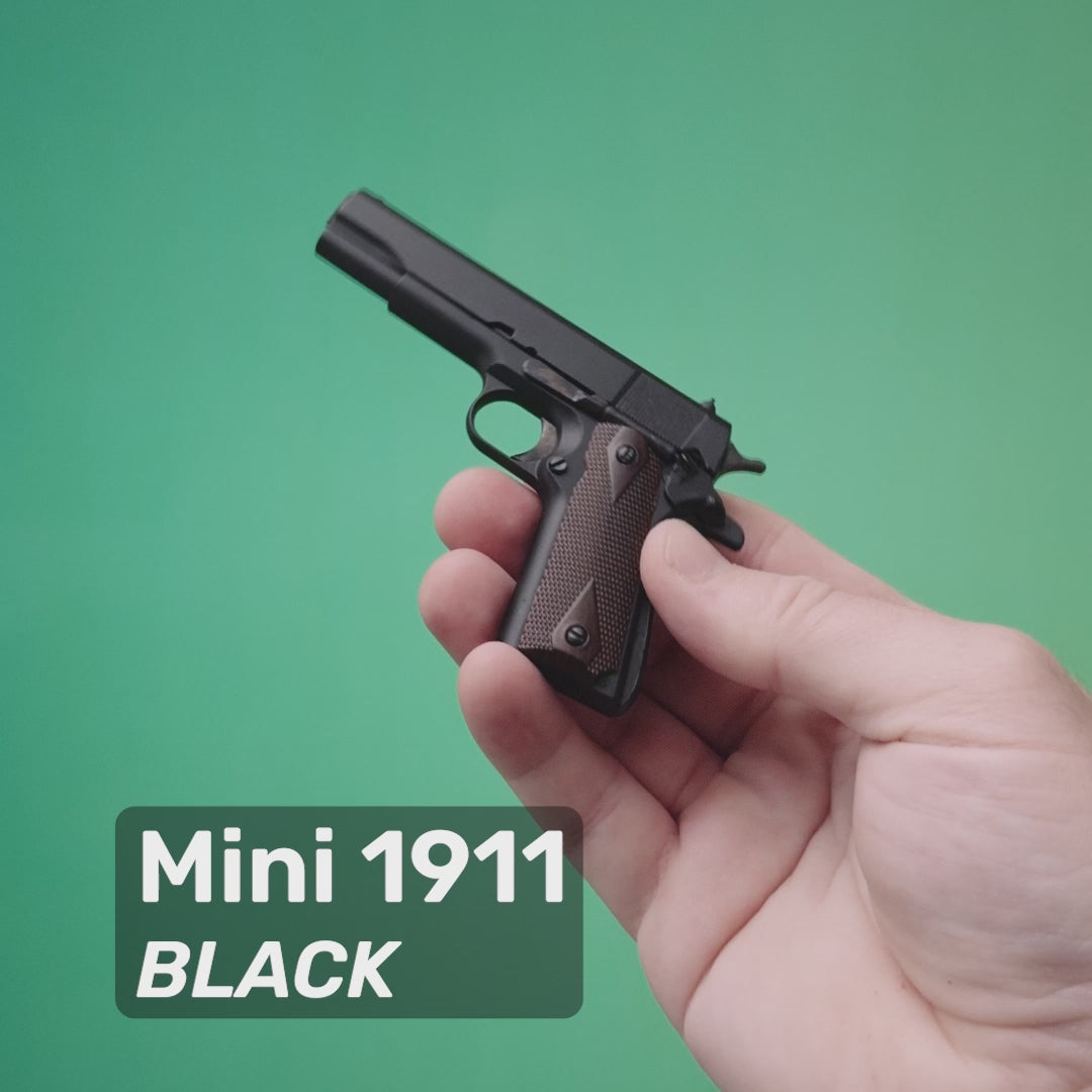 GoatGuns Miniature 1/2.5 Scale Die-Cast 1911 Model Kit (Black)