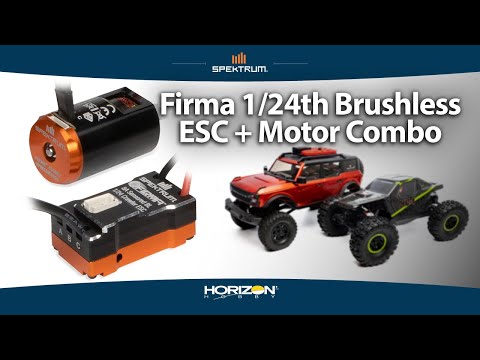 Firma 8A Sensored Brushless ESC / Motor Combo: 1/24 Rock Crawlers SPMXSEMC18