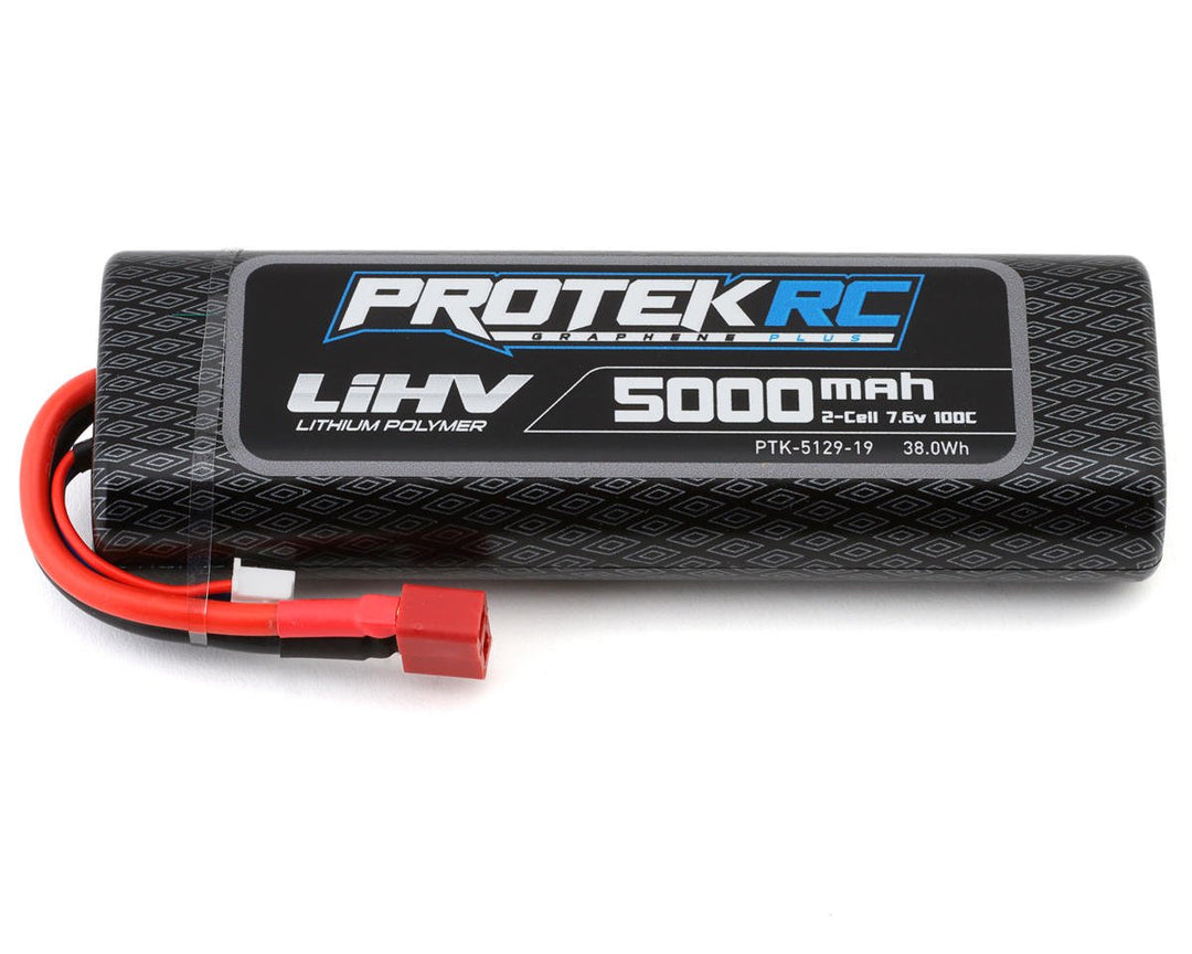 ProTek RC 2S 100C Si-Graphene + HV LiPo Stick Pack TCS Battery (7.6V/5000mAh) PTK-5129-19