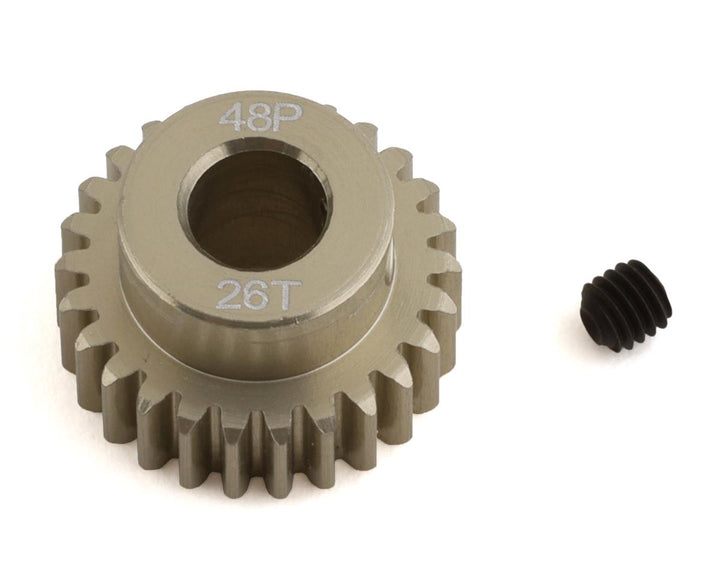 ProTek RC 48P Lightweight Hard Anodized Aluminum Pinion Gear (5.0mm Bore)