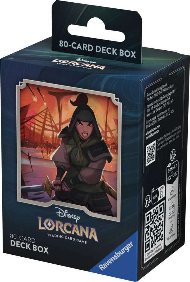 Disney Lorcana: Rise of the Floodborn TCG Deck Box - Mulan