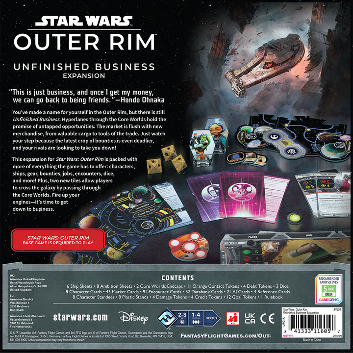 Star Wars: Outer Rim - Unfinished Business Expansion SW07EN