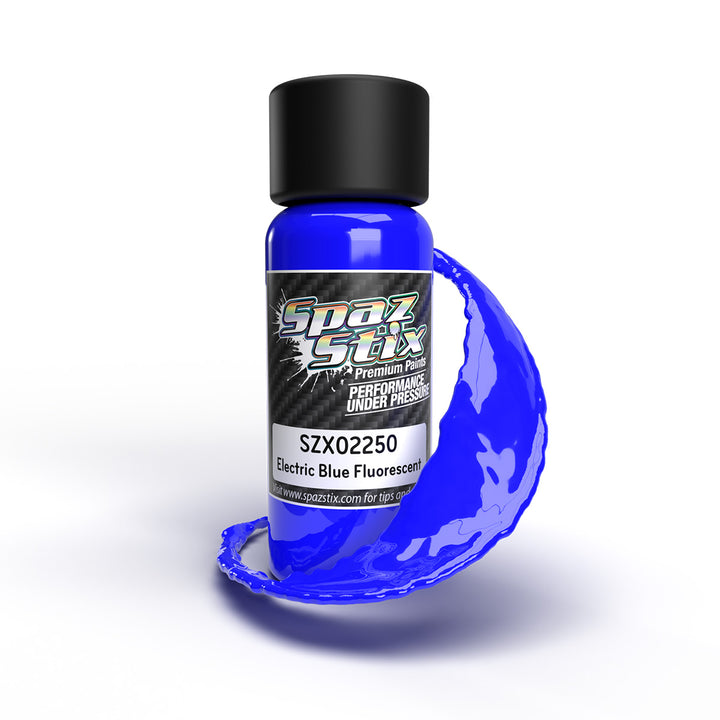 Spaz Stik Airbrush Fluorescent Colors Paints 2oz Bottle