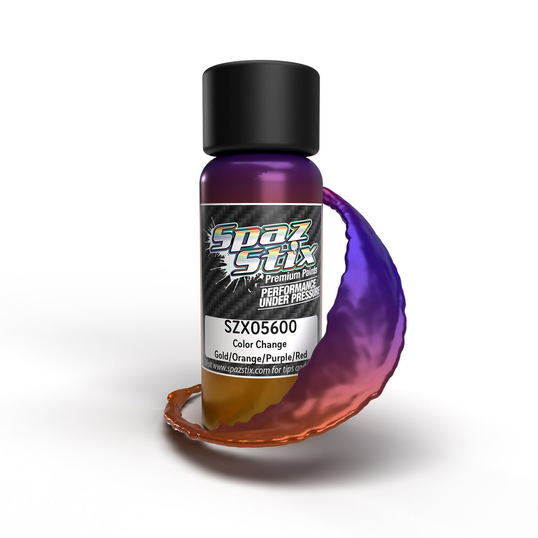 Spaz Stik Airbrush Color Changing Paints 2oz Bottle
